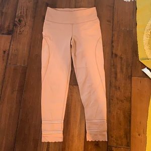 Free People Movement pinky/tan leggings size M